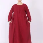 Osho Maroon Pintec Meditation Gown